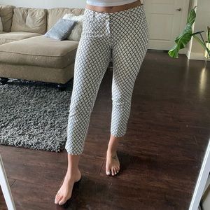 Petite Patterned Dress Pants